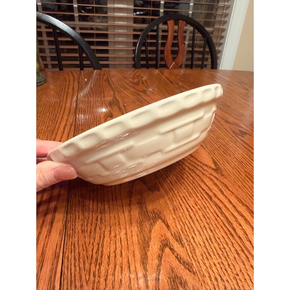 Longaberger 7" Pie Plate - Cream